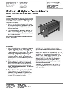 Parker Hannifin VL Air Cylinders and Valve Actuator